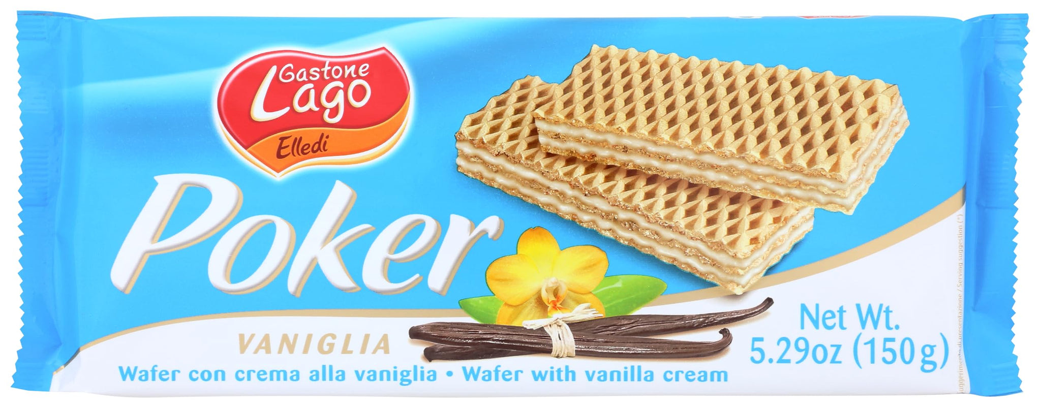 wafer with vanilla cream