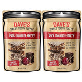 Dave's Sweet Tooth Toffee - Dark Chocolate Cherry Toffee Gift Set (4 oz. x 2) - Handmade Dark Chocolate Covered Cherries Toffee with Real Butter, Real