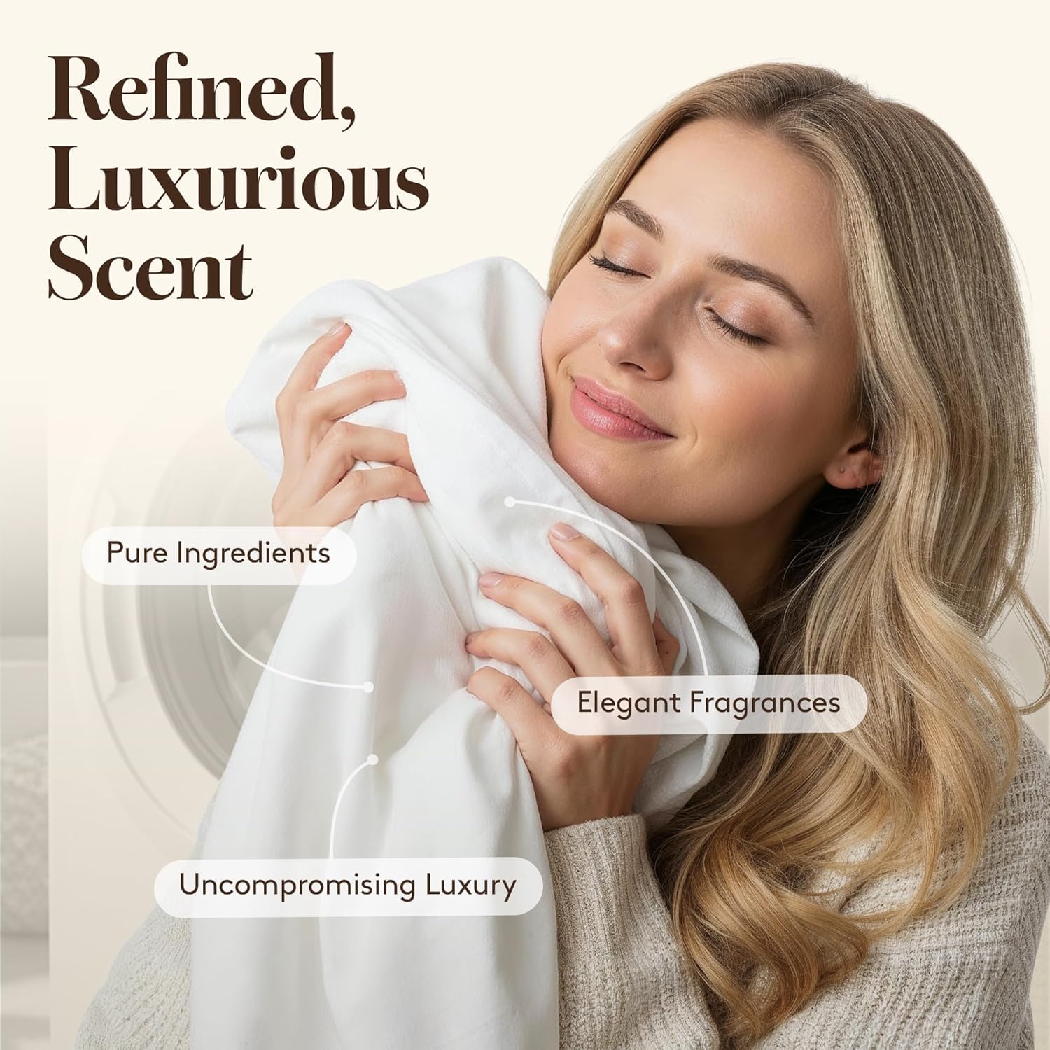 Luxury Laundry Detergent Liquid Soap Sampler 3 Pack by Purely Elegant, 4oz Travel Size Variety Set, Lavender & Chamomile, Amber & Moss, My Happy