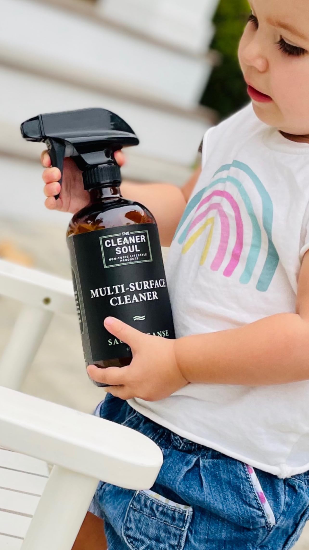 4 Refills - Natural All-Purpose Cleaner Concentrate Essential Oils, Glass Bottle, Non-Toxic, Multi-Surface (Sandalwood Serenity)