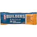 CLIF BUILDERS Protein Bar - Chocolate Peanut Butter Flavor - 20g Plant Based Protein - Gluten Free - Non-GMO - Low Glycemic - No Artificial Sweeteners