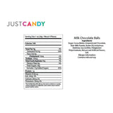 18ct Light Blue Foiled Candy Milk Chocolate Balls - Bulk Individually Foiled Chocolate Balls For Candy Buffets, Favors, Goodie Bags, Parties & Gifts