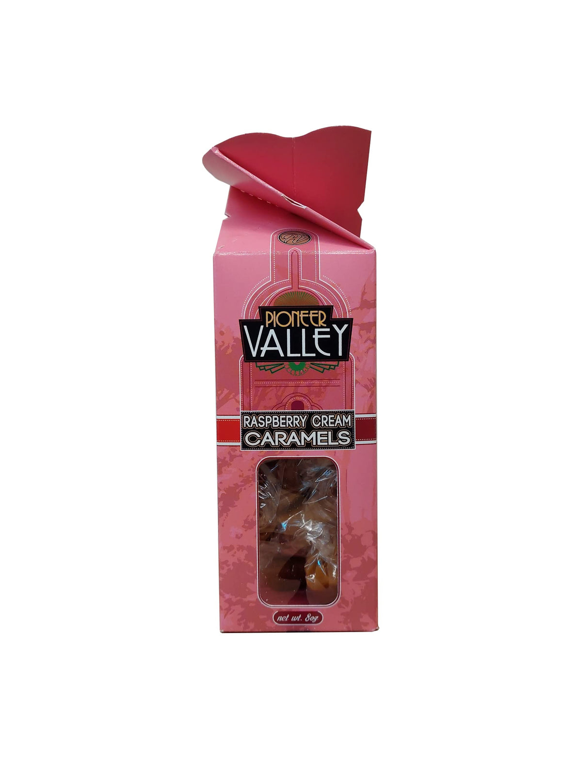 Pioneer Valley Specialty Caramels 8 oz Gift Box (Raspberry Cream)