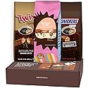 Perfect Samplers Flavored Ground Coffee Gift Box Variety Pack, Milky Way, Twix, Caramel Vanilla, Medium Roast Ground Coffee Sampler, 3 Pack