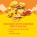 Salutem Vita - Nachos Cheese Dip & Salsa Snack Kit, 4.4 oz, Gift Set - Pack of 4