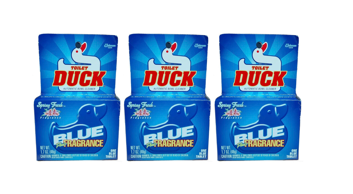 Toilet Duck Automatic Blue Single - 1.7 oz - 3 pk