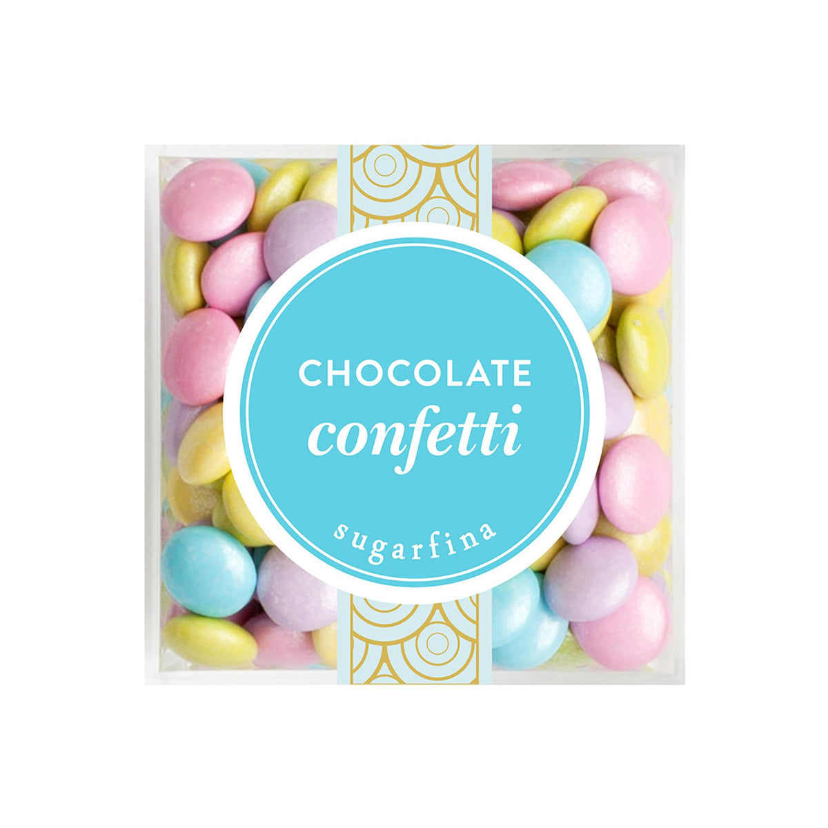 Sugarfina Milk Chocolate Confetti Small Candy Cube, 3.5 oz, 3 Count