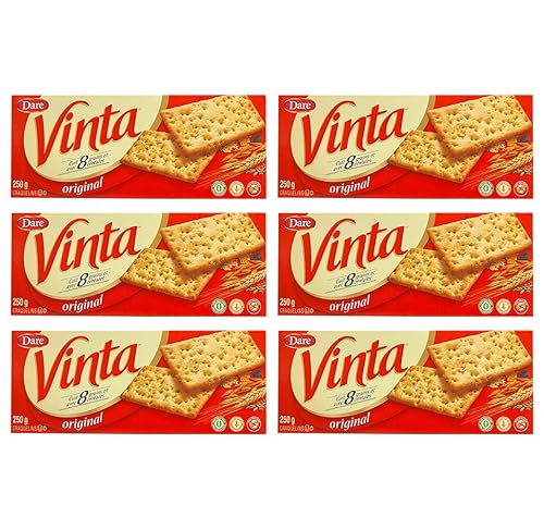 Dare CrackerVinta Original Crackers, Dare, 250g/9oz, 6-Pack {Imported from Canada}