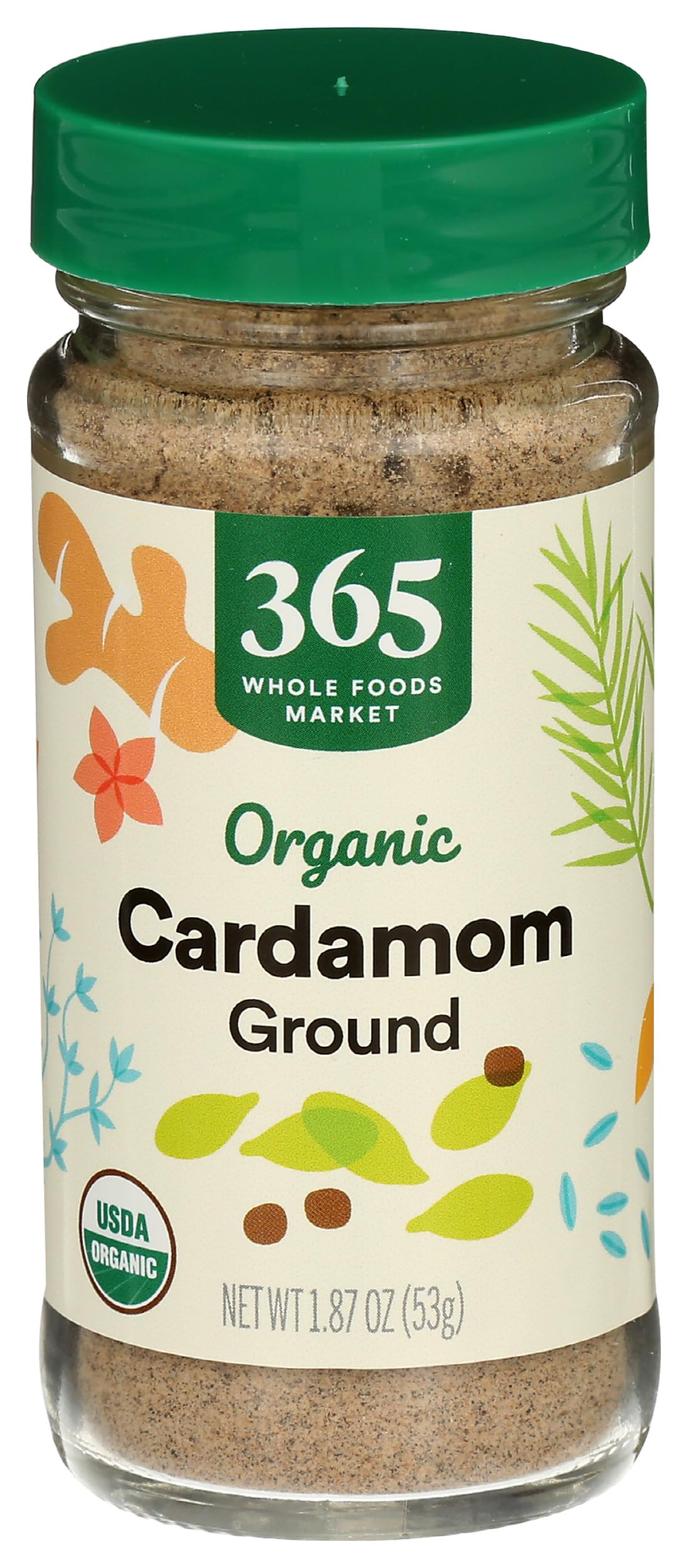 365 by Whole Foods Market, Organic Ground Cardamom, 1.87 Ounce
