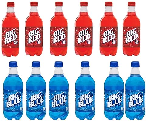 Big Red Big Blue 20 oz Variety Pack of 12