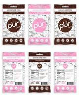 PUR Gum Flavor Assortment Variety Pack (Chocolate Mint & Bubblegum, Pack Of 6)