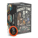 Bones Coffee Company Flavored Coffee Bones Cups S'morey Time S'mores and Graham Crackers | 12ct Single-Serve Coffee Pods Compatible with Keurig 1.0