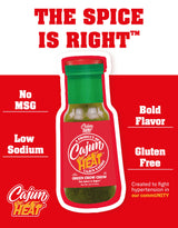 Cajun Nation CAJUN HEAT Green Chow Chow Relish 6oz - Crushed Green Pepper & Onion Spicy Relish, No MSG, Low Sodium- Zesty Tangy Pepper Flavor from