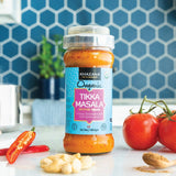 Khazana ORGANIC Tikka Masala Indian Simmer Sauce - 6 x 12.7oz Jars | Non-GMO, Vegan, Gluten Free, Kosher | Authentic Indian Meals Made Easy at Home!
