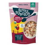 Seven Sundays Organic Muesli Cereal, Farmers Market Almond Date Currant, 32 Oz Bag, Gluten Free, 0g Added Sugar, Enjoy Warm, Cool or as Overnight Oats