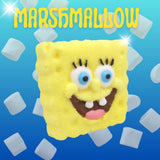 SpongeBob SquarePants Candy, Giant Sugar Coated Marshmallows, Individually Wrapped Party Favors, 4 Count Box