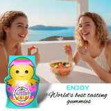 Happy Yummies Gummies, Egg with Chick Shaped Gourmet Gummies - Delicious Assorted Flavors Candy Snacks for Spring Celebrations, Perfect Holiday Treat