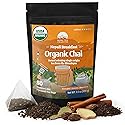 NEPAL TEA Organic Chai Tea Bags from the Himalayas, Chai Spice Blend - 50 Pyramid Tea Bags, Single Origin Chai Spice Tea from a Family Farm - Black