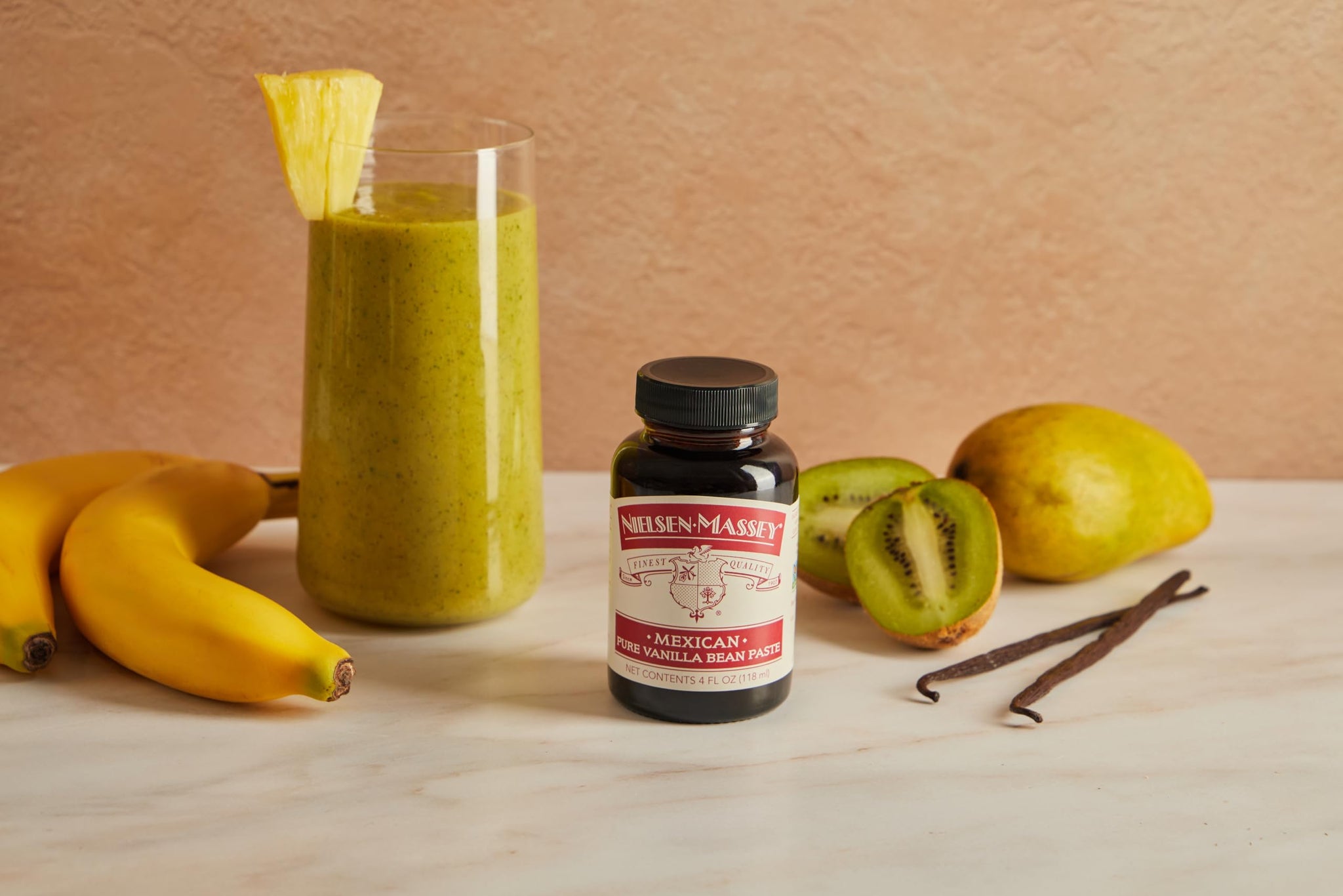 Nielsen-Massey Mexican Pure Vanilla Bean Paste for Baking and Cooking, 4 Ounce Bottle