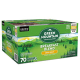 Green Mountain Breakfast Blend Coffee Keurig K-Cup Pods, Light Roast, 70/Box (5000373741)