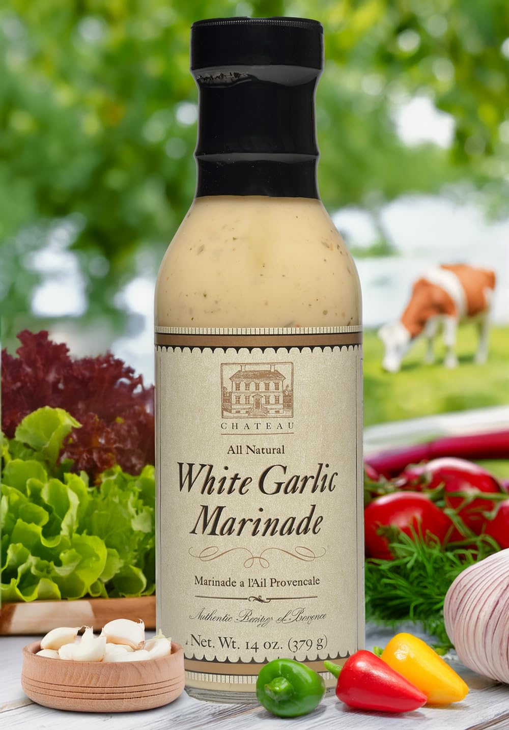Chateau White Garlic Gluten Free Marinade, 12oz (2 Pack)