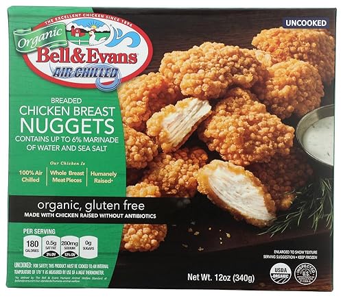 Bell & Evans Organic Chicken Nugget, 12 OZ