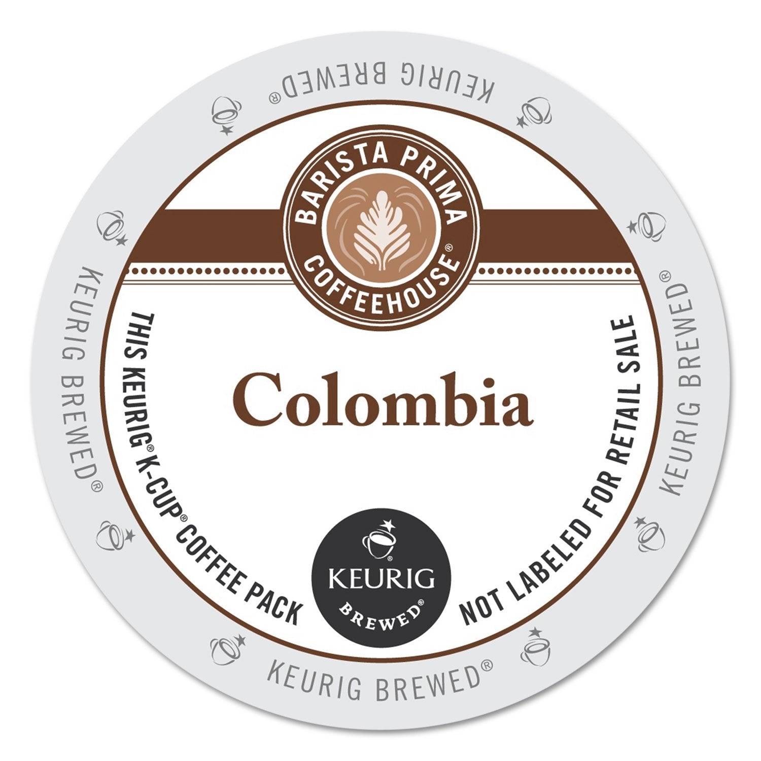 Barista Prima Coffeehouse 6613 Colombia K-Cups Coffee Pack, 24/box