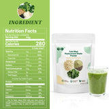 Freeze-Dried Kale Meal Replacement Shake | Powder with Oat & Chia Seeds, Plant Protein Rich Superfood Blend, Supports Energy, Digestive Support