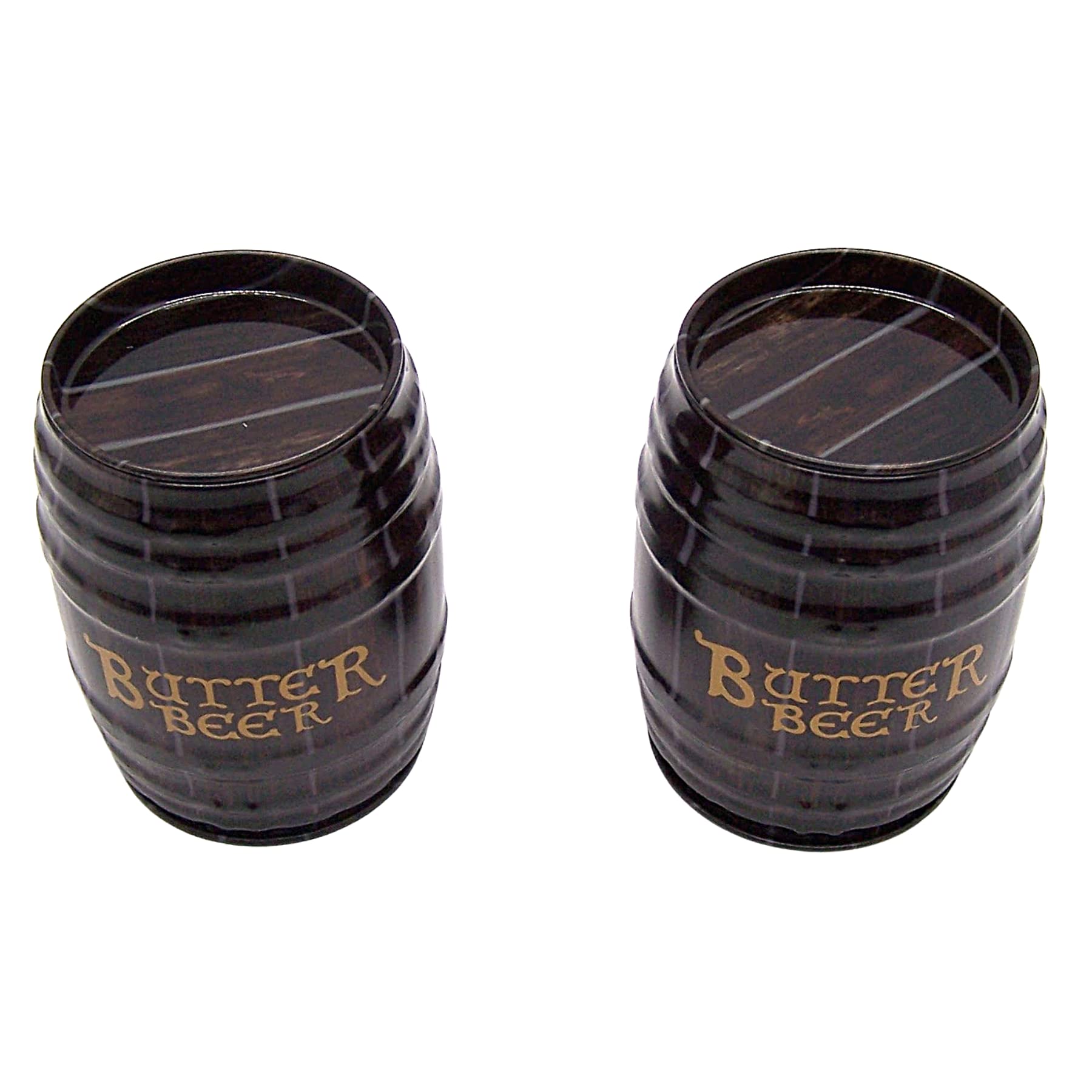 Harry Potter Inspired Butterbeer Chewy Candy in Barrel Tin, 2 Pack, Fun and Delicious Treat, 1.5 Ounce Tins