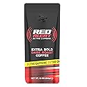 Red Alert Extra Strong Ground Coffee, 10 Oz, Bold and Intense Flavor, High Caffeine for Extra Energy, Perfect for a Powerful Morning Boost