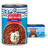Blue Runner Creole Cream Style Red Beans 16 Oz (Pack Of 6) - New Orleans Best Authentic Red Beans - Slow Cooked to Perfection - A Southern Favorite
