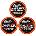 Brooklyn Beans Roastery Coffee Pods, Fall Flavored Variety Pack Sampler (Pumpkin, Maple, Vanilla) - Compatible with Keurig K Cup Brewers Including 2.0