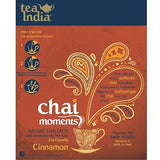 Tea India Chai Moments Cinnamon Chai Tea Instant Latte Mix Flavorful Blend Of Premium Black Tea, Cinnamon & Natural Ingredients Traditional Indian Tea