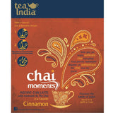 Tea India Chai Moments Cinnamon Chai Tea Instant Latte Mix Flavorful Blend Of Premium Black Tea, Cinnamon & Natural Ingredients Traditional Indian Tea
