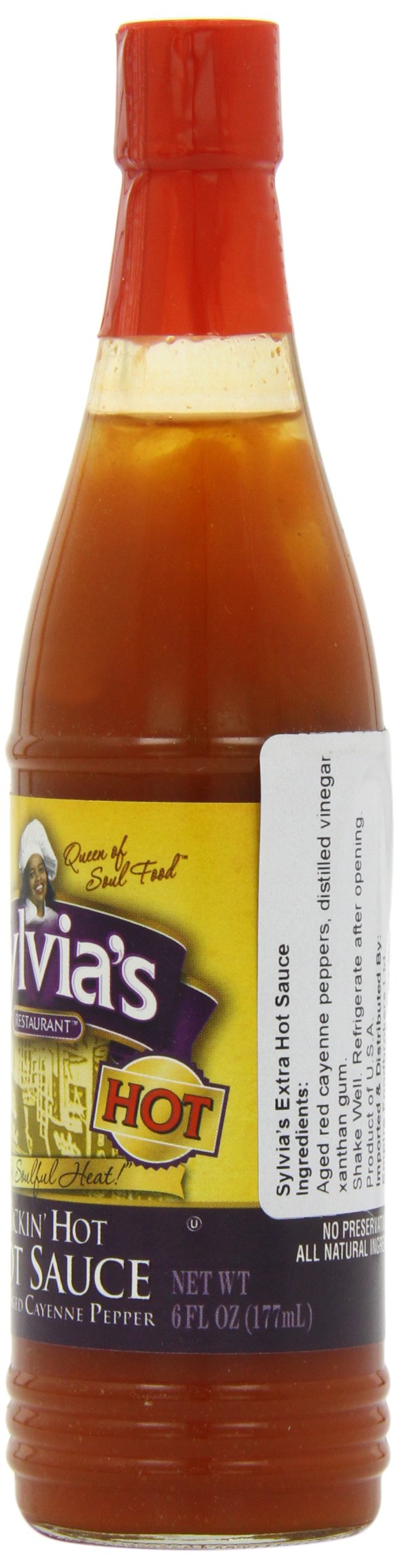 Sylvia Sauce, Kicking, Hot, 6-Ounce (Pack of 24)