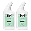 Better Life Toilet Bowl Cleaner, Plant-based, Stain & Odor Remover, Tea Tree & Peppermint Scent Cleaning Gel, Liquid Bathroom Cleaners for Household