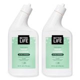 Better Life Toilet Bowl Cleaner, Plant-based, Stain & Odor Remover, Tea Tree & Peppermint Scent Cleaning Gel, Liquid Bathroom Cleaners for Household