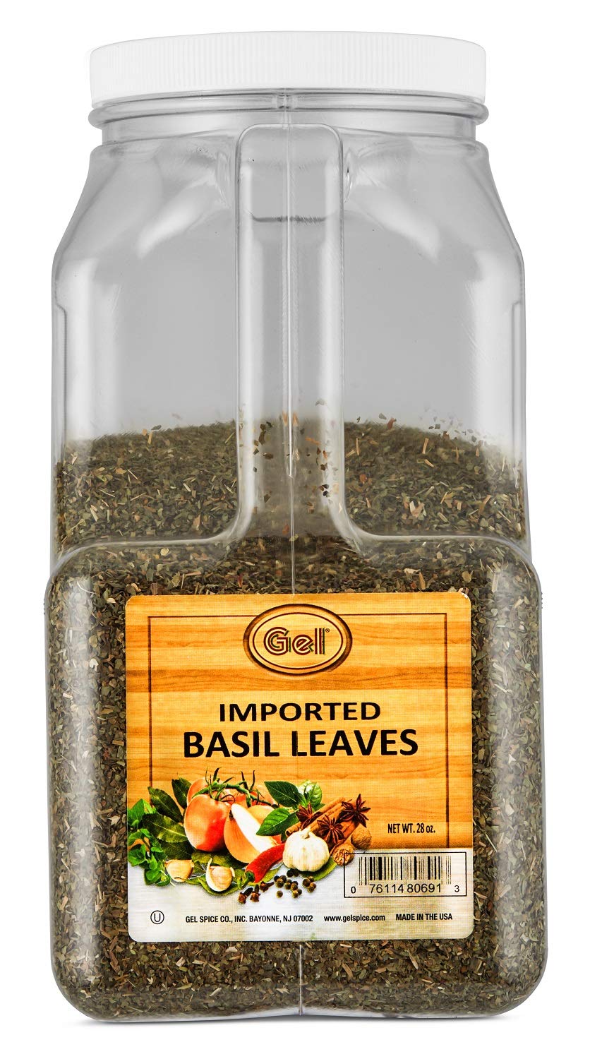 Gel Spice Imported Basil Leaves 28oz