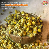 Angel Brand Dried Chamomile Flowers - 0.25 oz Pouch Pack of 3 - Premium Chamomile Flowers for Tea and Herbal Infusions.