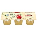 Santa Cruz Organic Apple Sauce Cups, 6 x 4oz (Pack of 1)