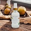 Bergamot Sandalwood Room and Linen Spray Made In USA Clean Ingredients Essential Oils Long Lasting Scent AIr Freshener Glass Bottle Pet Safe Musk