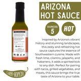 Clark + Hopkins Arizona Sauce, Arizona's Zesty and Refreshing Sauce, Made with Fresh Lime, Cilantro, Jalapen?o and Habanero, 5 Ounce (1 Pack)