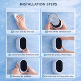 Disposable Toilet Cleaning System with 24 Refills, Toilet Wand Kit with Holder, Wall Mounted Toilet Brush Set for Deep Cleaning Bathroom Bowl