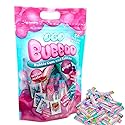 Bubboo Bubble Gum and Temporary Tattoos Set - Party Supplies Set with 50 Pieces of Bubblegum in 5 Flavors and 50 Temporary Tattoos for Boys, Girls