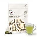SUGIMOTO TEA Japanese Genmaicha with Matcha Green Tea Bags 20 Count