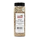 Badia White Pepper Whole, 1.37 Pound - Whole White Peppercorns for Cooking, Grilling, & Seasoning, Ideal for Spice Grinders