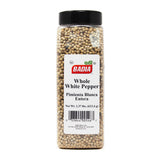 Badia White Pepper Whole, 1.37 Pound - Whole White Peppercorns for Cooking, Grilling, & Seasoning, Ideal for Spice Grinders