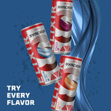 Syncron Elixir Energy Drink, Cherry, 120mg Caffeine, 12 Pack, 12oz