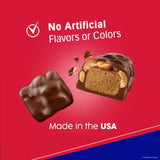 Baby Ruth Candy Bar with Chocolatey Caramel, Peanuts, and Nougat, 2 Piece Share Pack, 3.3 oz, Bulk 18 Pack
