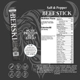 BERSKI Salt & Pepper Beef Sticks - 100% Grass-Fed, Grass-Finished - Ancestral Blend with Liver & Heart - Keto, Paleo - Regeneratively Raised USA Beef